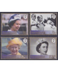 F-EX54513 SWAZILAND MNH 2002 ROYAL FAMILY QUEEN MOTHER.