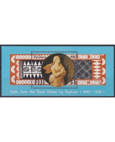 F-EX55136 FIJI 1982 MNH CHRISTMAS NAVIDAD ART PAINTING RAPHAEL.