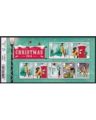 F-EX55131 ENGLAND UK GB MNH 2014 CHRISTMAS NAVIDAD SNOW LANDSCAPE DRAWING.
