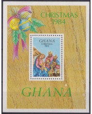 F-EX55130 GHANA MNH 1984 CHRISTMAS NAVIDAD ART DRAWING.