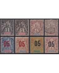 F-EX50595 DAHOMEY CLASSIC STAMPS LOT.