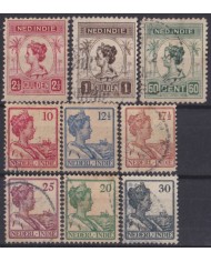 F-EX52654 NEDERLAND INDIES 1908 INDONESIA JAVA OVERPRINT BUITEN BEZIT.