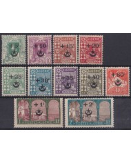 F-EX52685 ALGERIE ALGERIA 1927 MH OVERPRINT WOUNDED SOLDIER FUND.