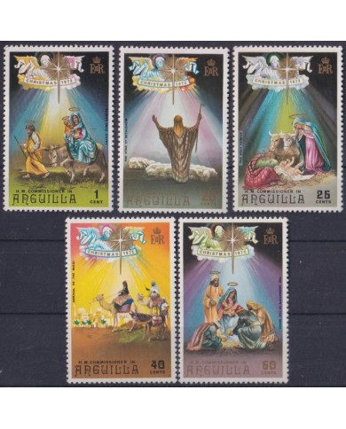 F-EX55395 ANGUILLA MNH 1972 CHRISTMAS NAVIDAD RELIGION.