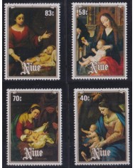 F-EX55425 NIUE 1983 MNH CHRISTMAS NAVIDAD RELIGION ART RAPHAEL PAINTING.