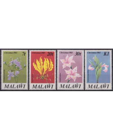 F-EX55441 MALAWI MNH 1983 CHRISTMAS NAVIDAD FLOWER FLORES.