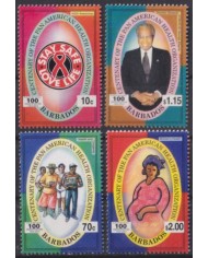 F-EX55224 BARBADOS MNH 2002 PAN AMERICAN HELTH CENTENARY.