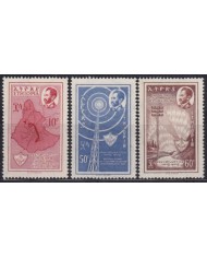 F-EX55569 ETHIOPIA 1963 MNH 10th ANNIV IMPERIAL BOARD TELECOMMUNICATIONS.