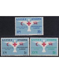 F-EX55583 ETHIOPIA 1969 MNH LEAGUE RED CROSS SOCIETIES PEACE PIGEON BIRD.
