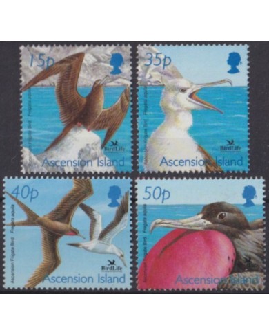 F-EX55449 ASCENSION MNH 1999 WWF BIRD AVES OISEAUX GYGIS ALBA.
