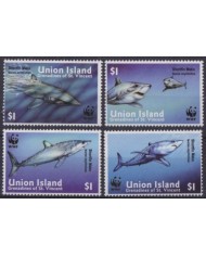 F-EX55473 UNION IS GRENADINES ST VINCENT MNH 2017 WILDLIFE MARINE FISHING FISH PECES.