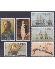 F-EX55490 NAURU IS MNH 2005 SHIP BARCOS TRAFALGAR NAPOLEON NELSON VICTORY SHIP.