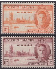 F-EX55384 VIRGIN IS 1946 MH GEORGE VI VICTORY.