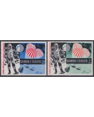 F-EX55528 SAMOA I SISIFO MNH 1969 SPACE MOON EXPLORATION COSMOS.