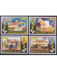 F-EX55539 ASCENSION IS MNH 2003 CHRISTMAS NAVIDAD FIRST ANNIV DEMOCRACY.