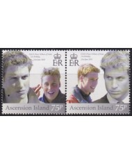 F-EX55629 ASCENSION IS MNH 2003 ROYAL FAMILY PRINCE WILLIAM OF WHALES.