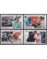F-EX55601 BAHAMAS IS MNH 1999 ROYAL FAMILY QUEEN MOTHER.