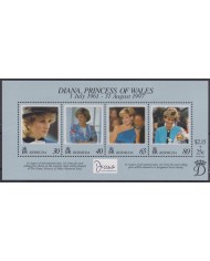 F-EX55597 BERMUDA IS MNH 1997 ROYAL FAMILY LADY DIANA.