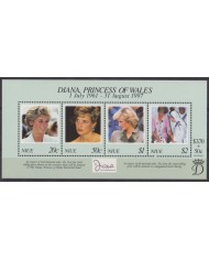 F-EX55616 NIUE MNH 1997 ROYAL FAMILY LADY DIANA.