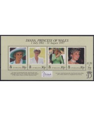 F-EX55605 ST HELENA MNH 1997 ROYAL FAMILY LADY DIANA.