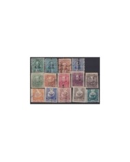 F-EX17140 MEXICO REVENUE 1901-03 CONTRIBUCION FEDERAL STAMPS LOT 1c...5$.