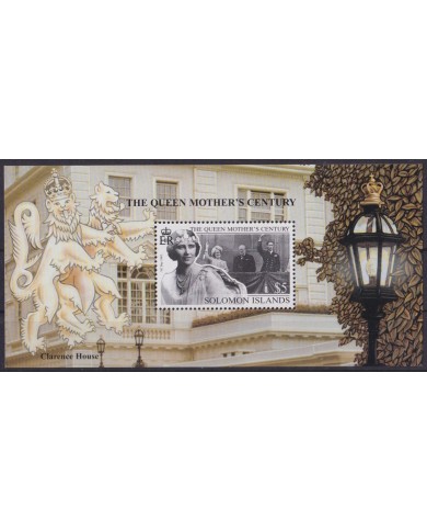 F-EX55612 SOLOMON IS MNH 1999 ROYAL FAMILY QUEEN MOTHER ANNIVERSARY.