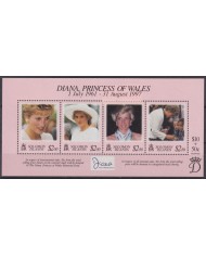 F-EX55613 SOLOMON IS MNH 1998 ROYAL FAMILY LADY DIANA.
