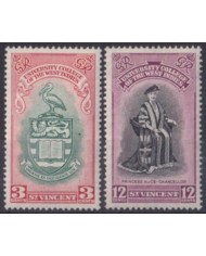 F-EX53650 ST VINCENT 1951 MNH UNIVERSITY COLLEGUE OF WEST INDIES.