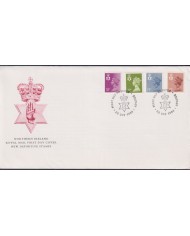 F-EX51391 UK ENGLAND FDC BELFAST 1984 MACHIN NORTH IRELAND.