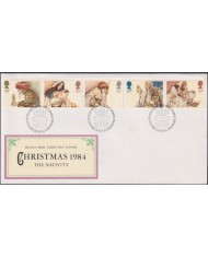 F-EX51394 UK ENGLAND FDC EDINBURGH 1984 CHRISTMAS NAVIDAD NATIVITY.