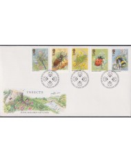 F-EX51396 UK ENGLAND FDC EDINBURGH 1985 INSECTS BETTLE.
