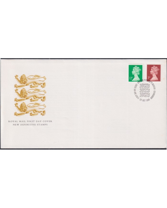 F-EX51405 UK ENGLAND FDC EDINBURGH 1985 MACHIN.