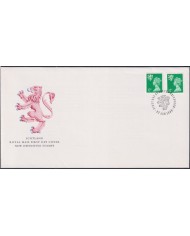 F-EX51409 UK ENGLAND FDC BELFAST 1986 MACHIN SCOTLAND.