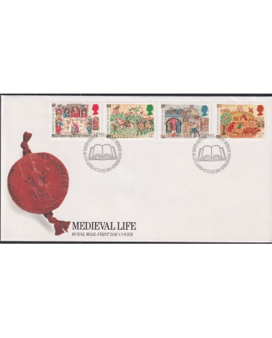 F-EX51415 UK ENGLAND FDC EDINBURGH 1986 MACHIN CROYDON SURREY.