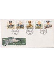 F-EX51420 UK ENGLAND FDC EDINBURGH 1986 ROYAL AIR FORCE AVIATION AIRPLANE.