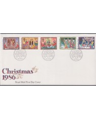 F-EX51421 UK ENGLAND FDC EDINBURGH 1986 MEDIEVAL ART PAINTING.