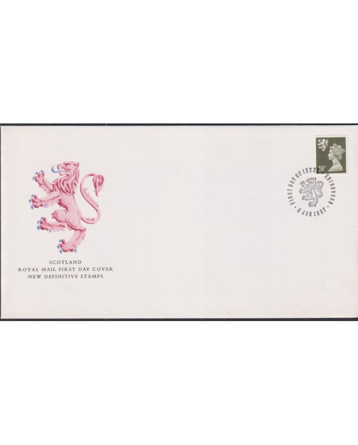 F-EX51423 UK ENGLAND FDC EDINBURGH 1987 MACHIN SCOTLAND.