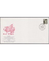 F-EX51425 UK ENGLAND FDC CARDIFF 1987 MACHIN WALLES.