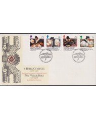 F-EX51438 UK ENGLAND FDC EDINBURGH 1988 WELSH BIBLE BEIBL CYMRAEG.