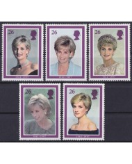 F-EX55644 UK ENGLAND MNH 1998 ROYAL FAMILY LADY DIANA SPENCER.