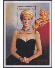 F-EX55651 DOMINICA IS MNH 1998 ROYAL FAMILY LADY DIANA SPENCER.