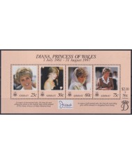 F-EX55657 KIRIBATI IS MNH 1998 ROYAL FAMILY LADY DIANA SPENCER.
