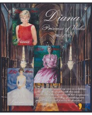 F-EX53093 LIBERIA MNH 1998 ROYAL FAMILY LADY DIANA SPENCER.