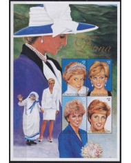 F-EX55082 ST VINCENT & GRENADINES MNH 1998 ROYAL FAMILY LADY DIANA SPENCER.
