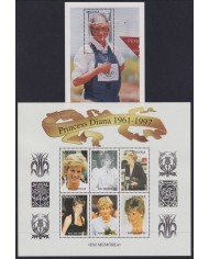 F-EX54072 ANGOLA MNH 1998 ROYAL FAMILY LADY DIANA IN MEMORIAM.