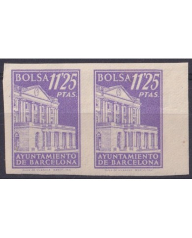 F-EX52646 ESPAÑA SPAIN BOLSA EXCHANGE IMPERFORATED PAIR REVENUE.