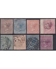 F-EX52293 MAURITIUS 1863-70 CC WATERMARK STAMPS LOT + 390€ CATALOGUE.