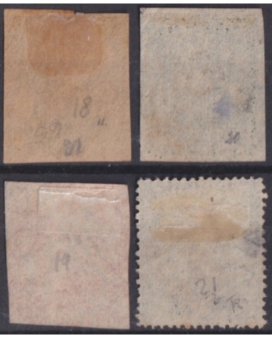 F-EX52296 MAURITIUS 1859-62 STAMPS LOT + 300€ CATALOGUE.