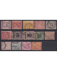 F-EX52736 EGYPT 1867-81 SPHINX & PYRAMID STAMPS LOT.