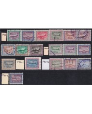 F-EX52740 SOUTH ARABIA SAUDI DEFINITIVE AIRMAIL AVION AIRPLANE STAMPS LOT.